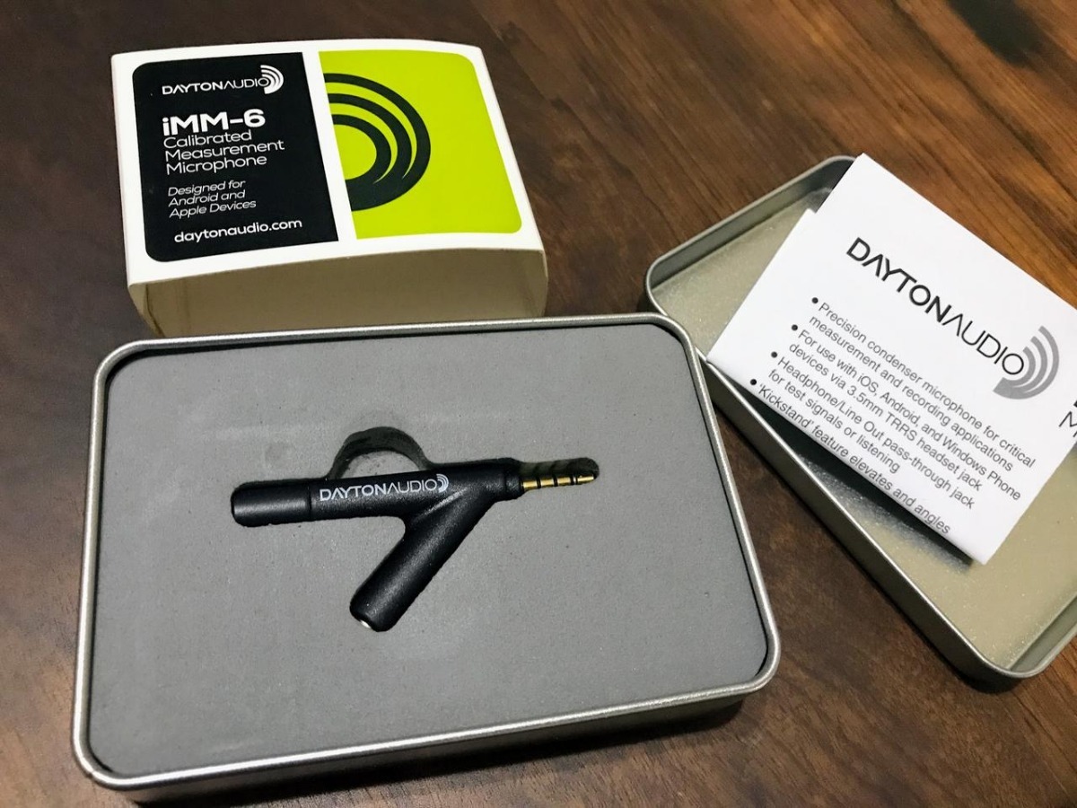 Dayton Audio iMM-6 Calibrated Measurement Microphone