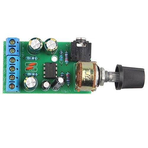 / 12/ V tda2822/ m amplificador 2/ canales est/éreo Mini AUX de 3,5/ mm Audio Amp Junta M/ódulo haljia DC1.8/
