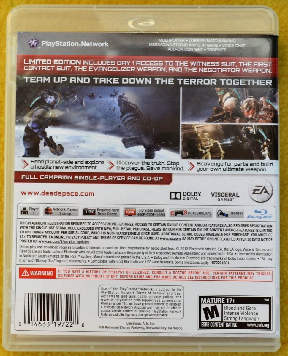 ps3 games remastered for ps4 dead space ps3 games remastered for ps4 dead space