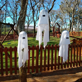 Decoração De Halloween Fantasma - Melhor Preço Do Site
