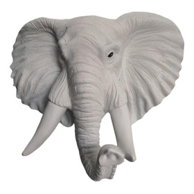 Decoración De Escultura De Pared De Elefante De Poliresina