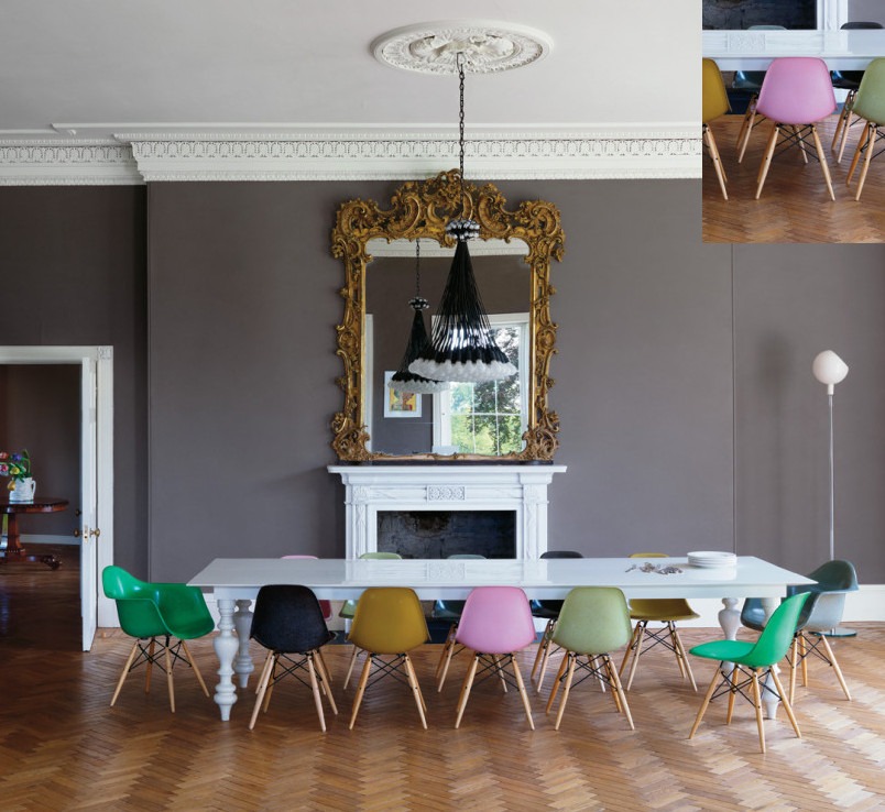 Decoracion Interiores Living Comedor Silla Eames Rosa 4u - $ 6.320 ... Decoracion Interiores Living Comedor Silla Eames Rosa 4u - $ 6.320 ...