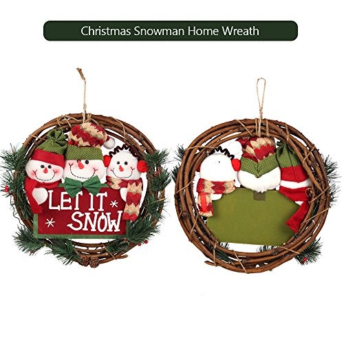 D Fantix Christmas Wreath For Front Door 14 Inch Small Wreaths D Fantix Christmas Wreath For Front Door 14 Inch Small Wreaths Decorations