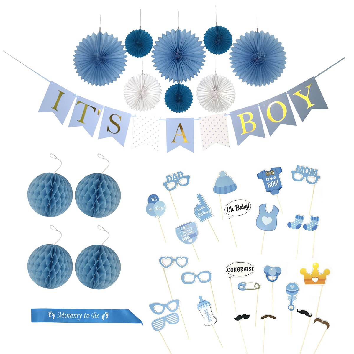 Decoraciones De Baby Shower Para Niño It Sa Boy Banner Decoraciones De Baby Shower Para Niño It Sa Boy Banner Cargando Zoom