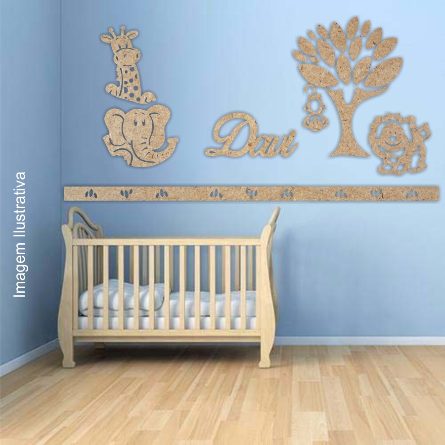Decora O Parede Quarto Bebe Safari Floresta Proven Al Mdf R ~ Decoração De Quarto De Bebe Bichinhos Da Floresta Decora O Parede Quarto Bebe Safari Floresta Proven Al Mdf R ~ Decoração De Quarto De Bebe Bichinhos Da Floresta