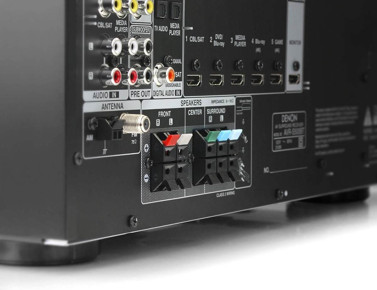 Denon Avrs500bt 5.2 Channel Av Receiver Bluetooth Y 4k 10,799.00