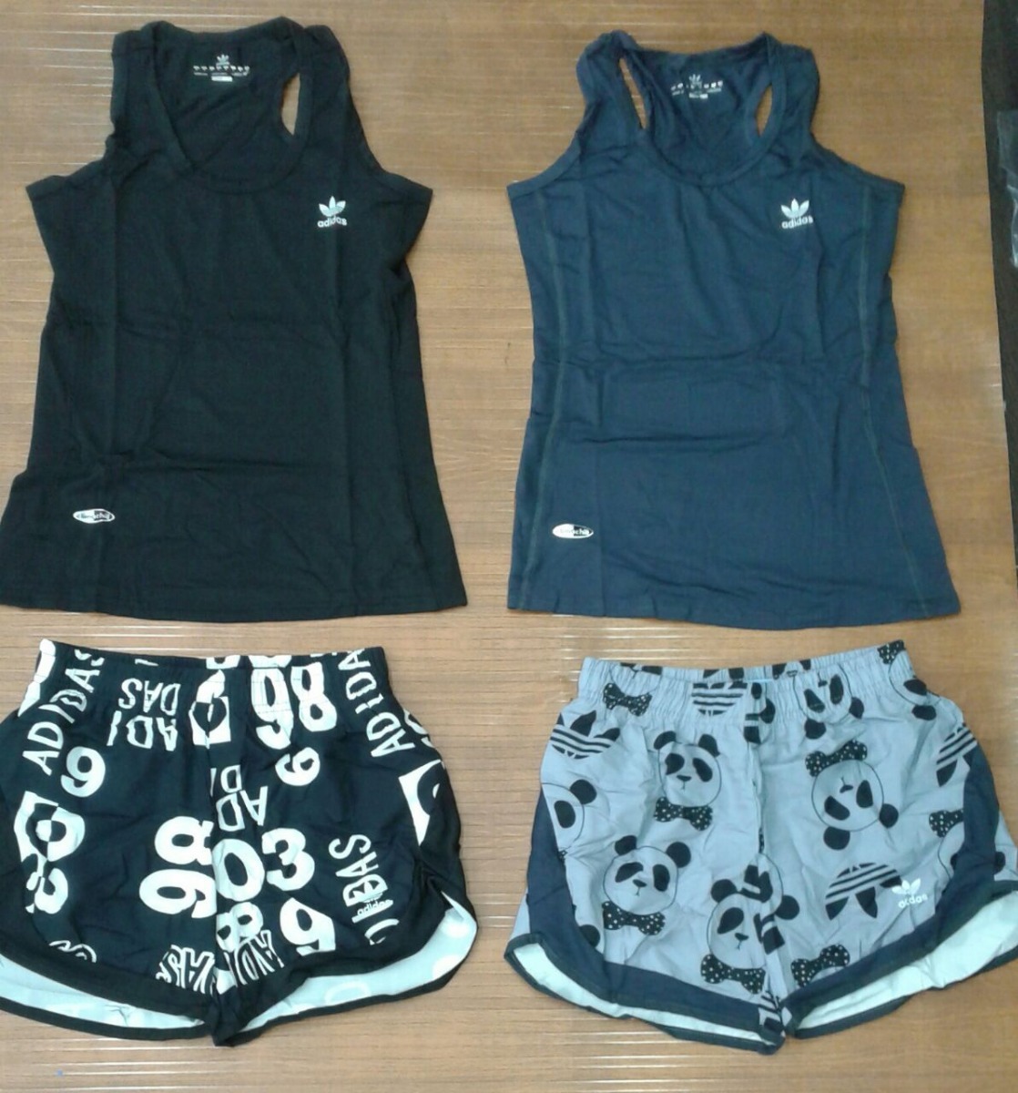 Conjunto Deportivo adidas Para Dama Short Con Lycra Blusa Conjunto Deportivo adidas Para Dama Short Con Lycra Blusa