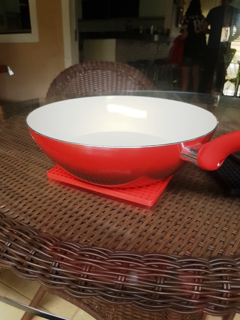 Descanso de panela de silicone