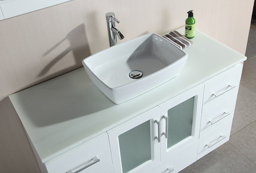 Design Element Stanton Single Vessel Sink Vanity Set With Wh Design Element Stanton Single Vessel Sink Vanity Set With Wh