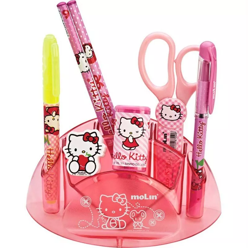 Desk Organizer Hello Kitty Com Acessorios Personalizados R 34