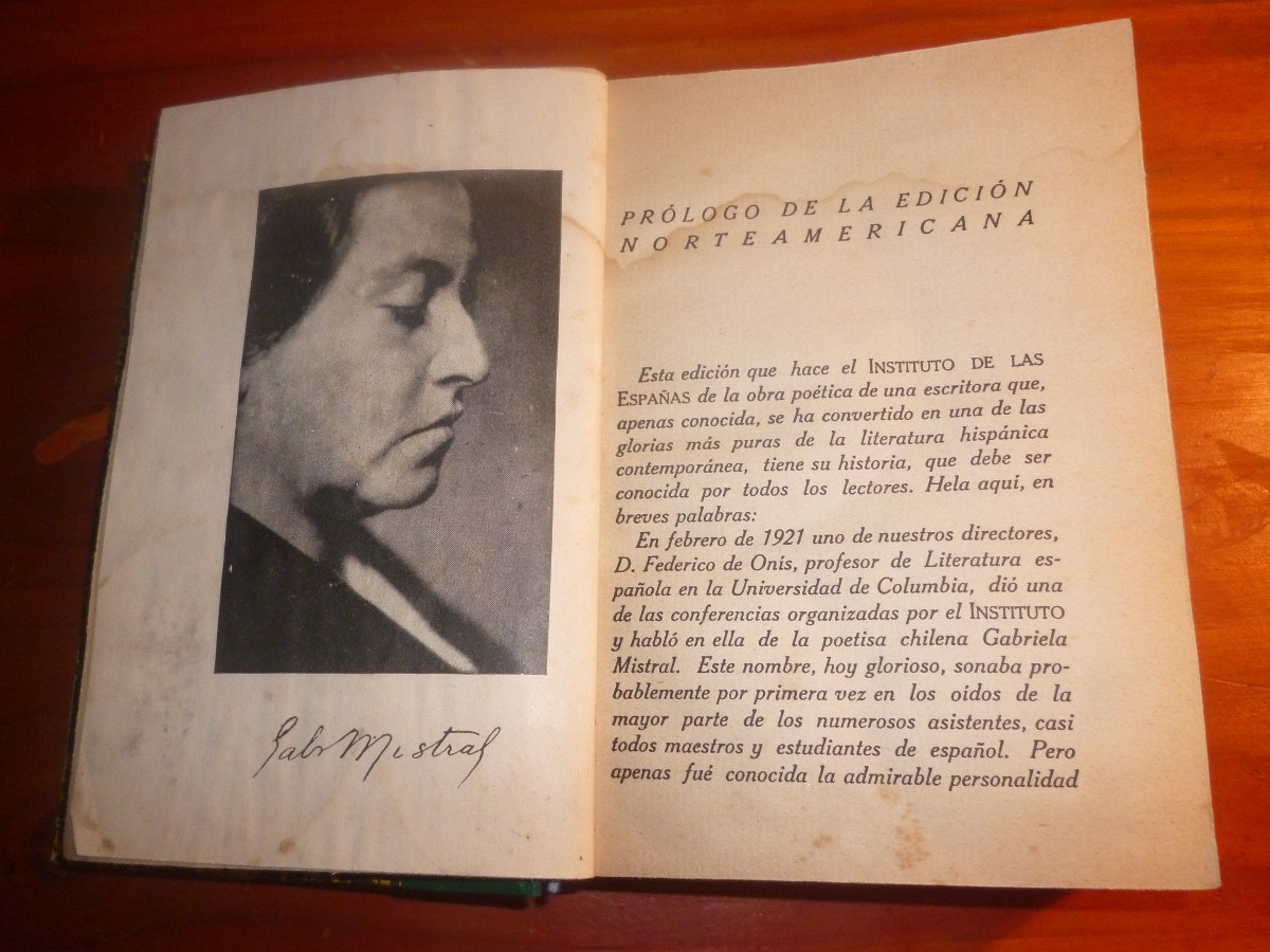 gabriela mistral desolacion