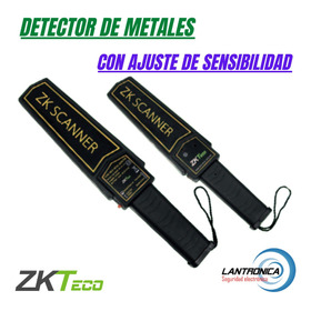 Detector Metal Metales Seguridad Zkteco Kz-d100s Regulable