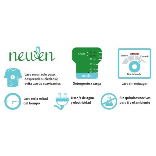 Detergente Ecológico Para Ropa Newen - $ 267.00 en Mercado Libre