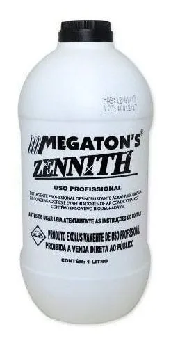 Detergente Zennith Limpeza De Ar Condicionado De 1 Litro