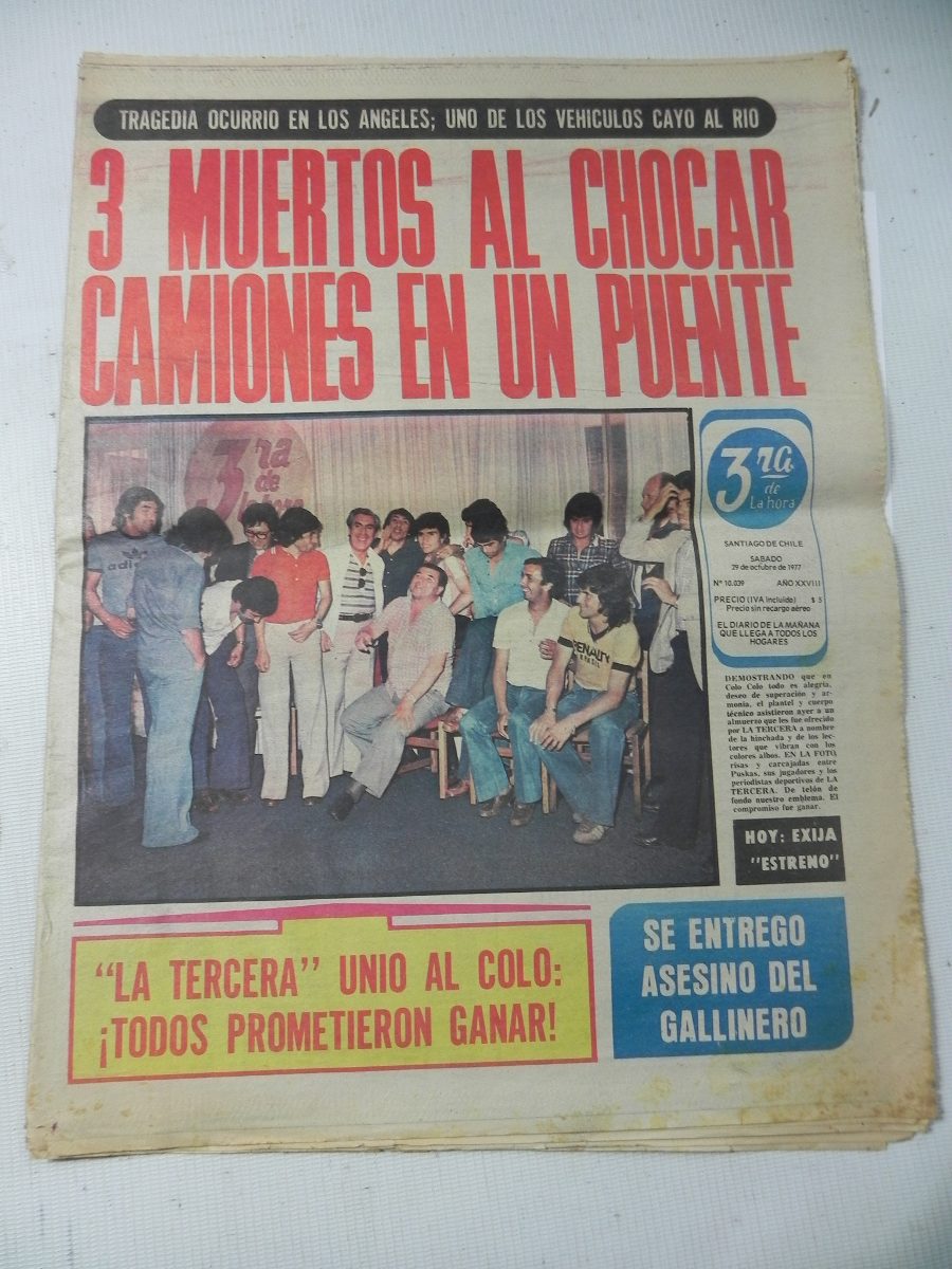 Diario 3ra De La Hora 3 Muertos Al Chocar Camion 1977 4 000 En