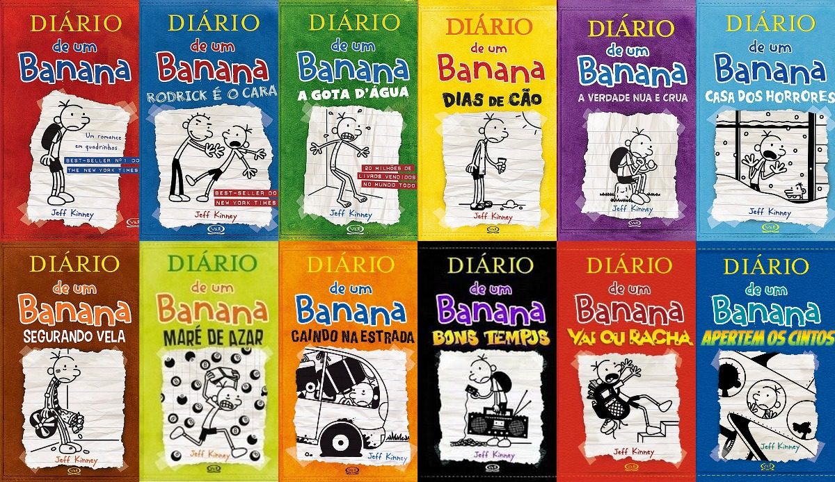 Diario De Um Banana Ler Diário De Um Banana 14 Livros - R$ 462,00 em Mercado Livre