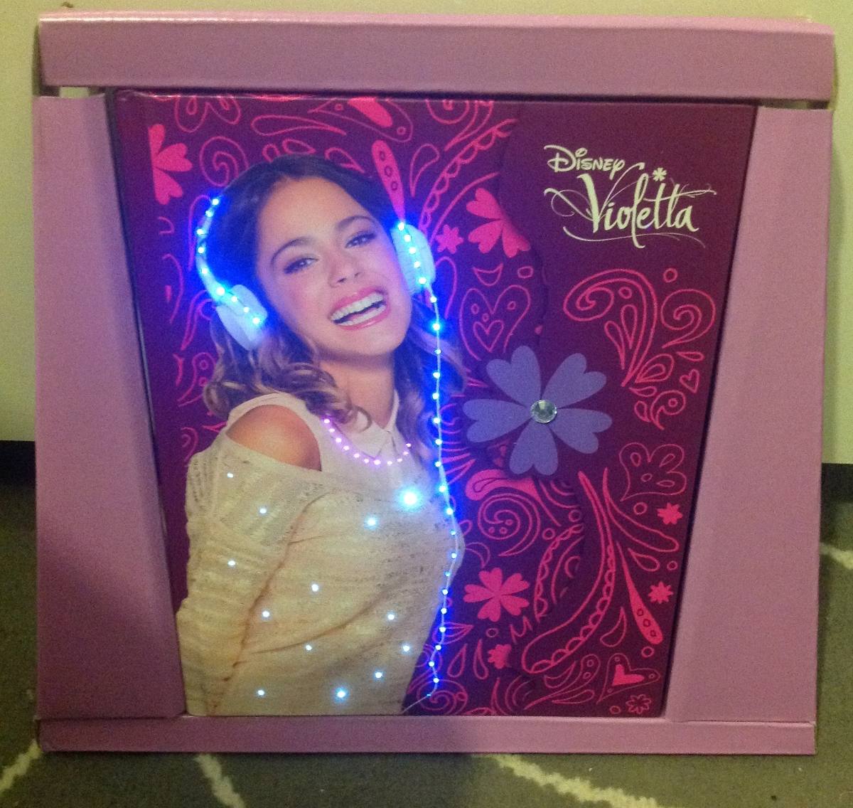 Diario Violetta Oficial Original V-diary Light-up 
