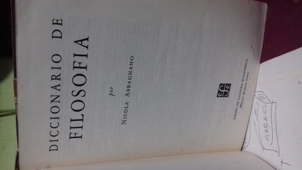 diccionario de filosofia nicola abbagnano