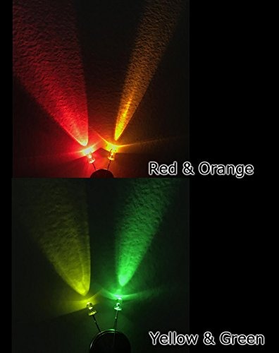 50 unidades 3mm LED blanco cálido difuso super brillante