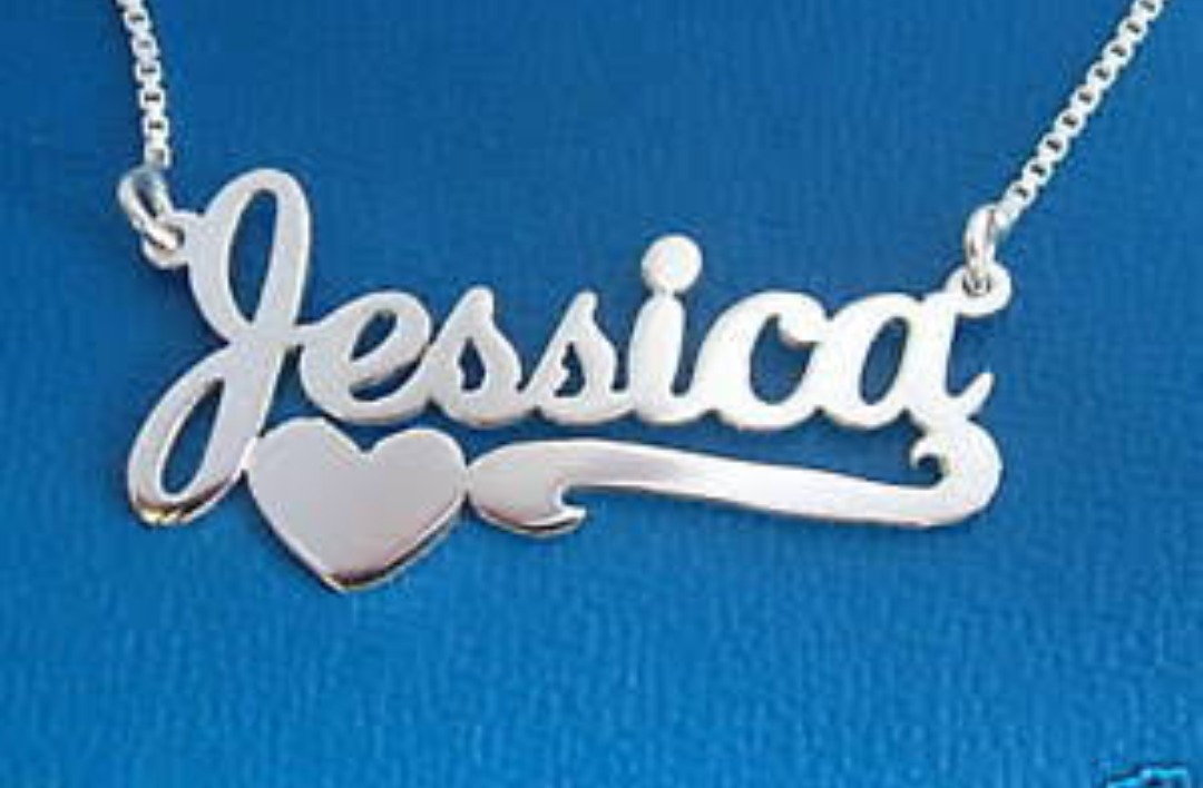 Dije Con Nombre Personalizado Dijes Con Nombre En Plata 950 Ley Y Cadena De Plata - S/ 65,00 en