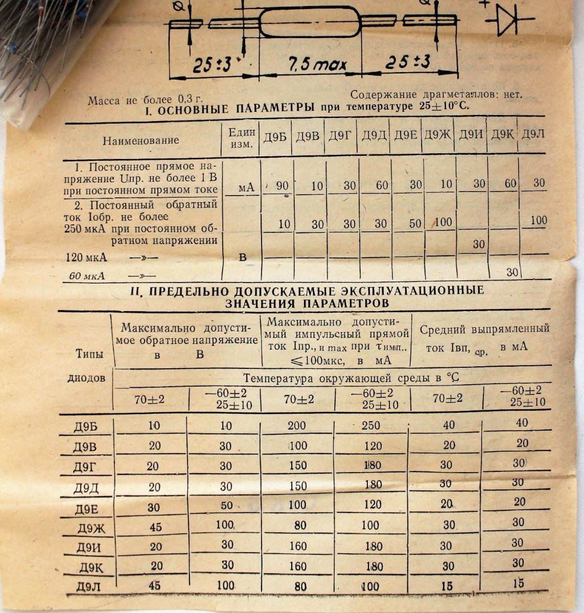 do-7 NOS 5 DIODO GERMANIO AA 116