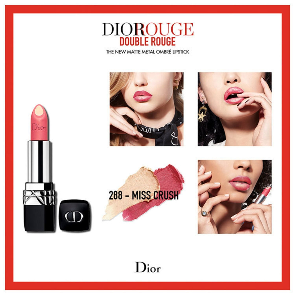 dior double rouge 288