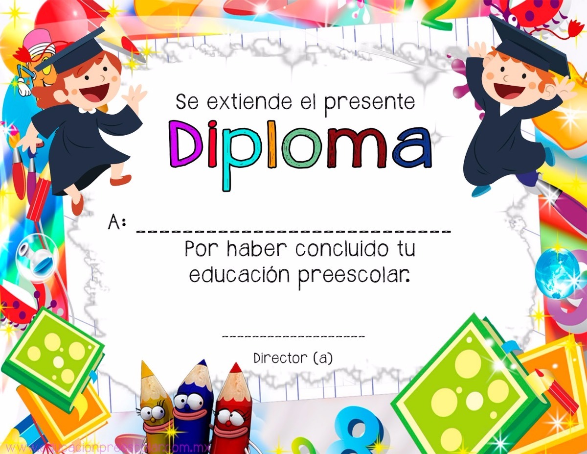 Diplomas Inicial - Primaria - Secundaria - Universidad - S 