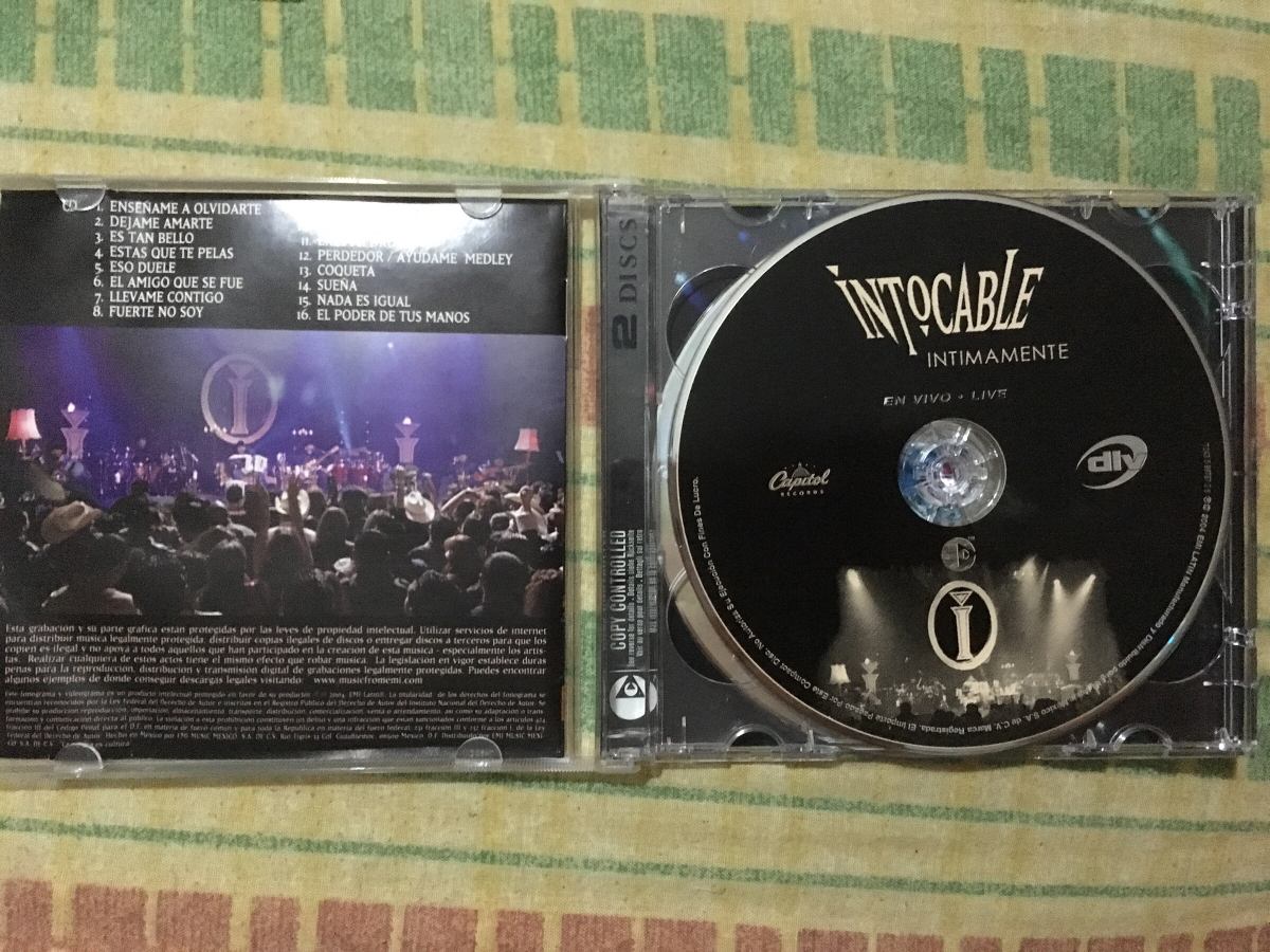 intocable intimamente dvd intocable intimamente dvd