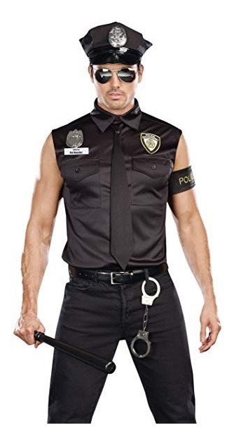 Disfraz De Policia Sexy Hombre Talla M Halloween Dreamgirl 2 190 00
