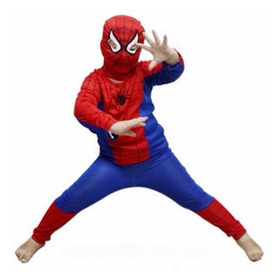 Disfraz De Spiderman,talles Para 2 A 6 Años.