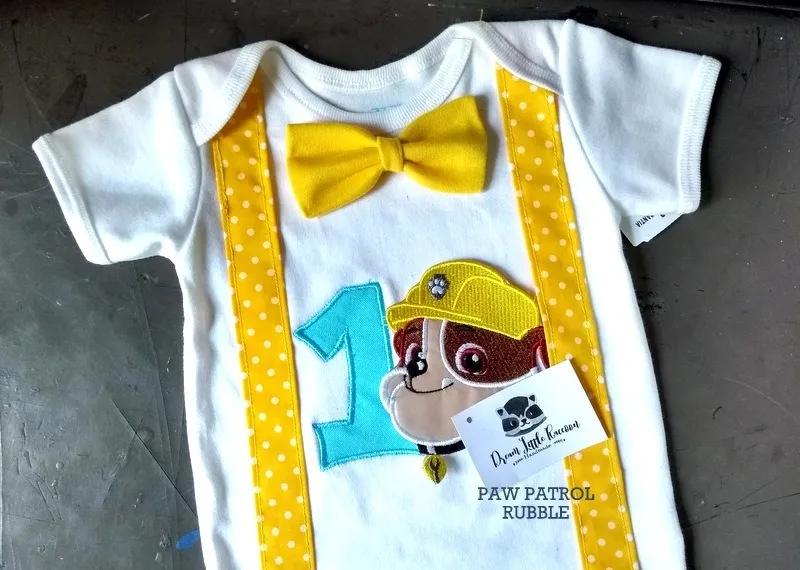 playeras de cumpleaños paw patrol