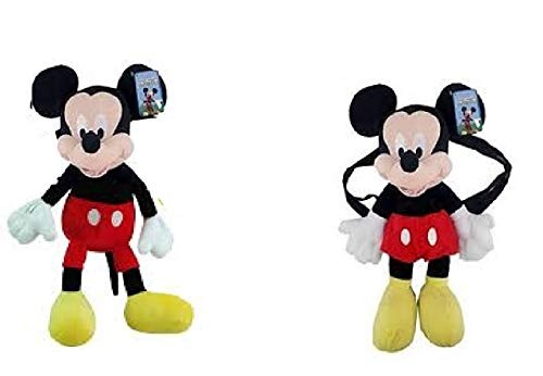 Disney 2 Pcs Plushes 18 Mickey Mouse Plush Doll /& Mickey Mouse Plush Backpack