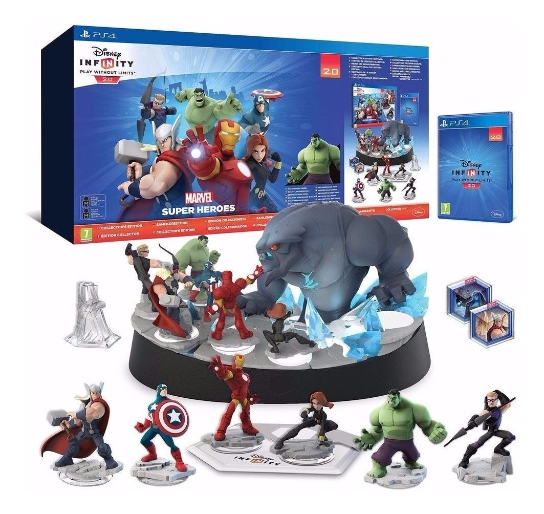 Disney Infinity 2.0 Marvel Super Heroes Starter Pack Ps4