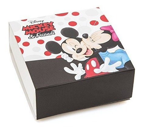 Edad disponible de 1 a 11 años Jewellery Hut Mickey & Minnie Mouse Pulsera de cumpleaños infantil para niñas con caja de regalo 