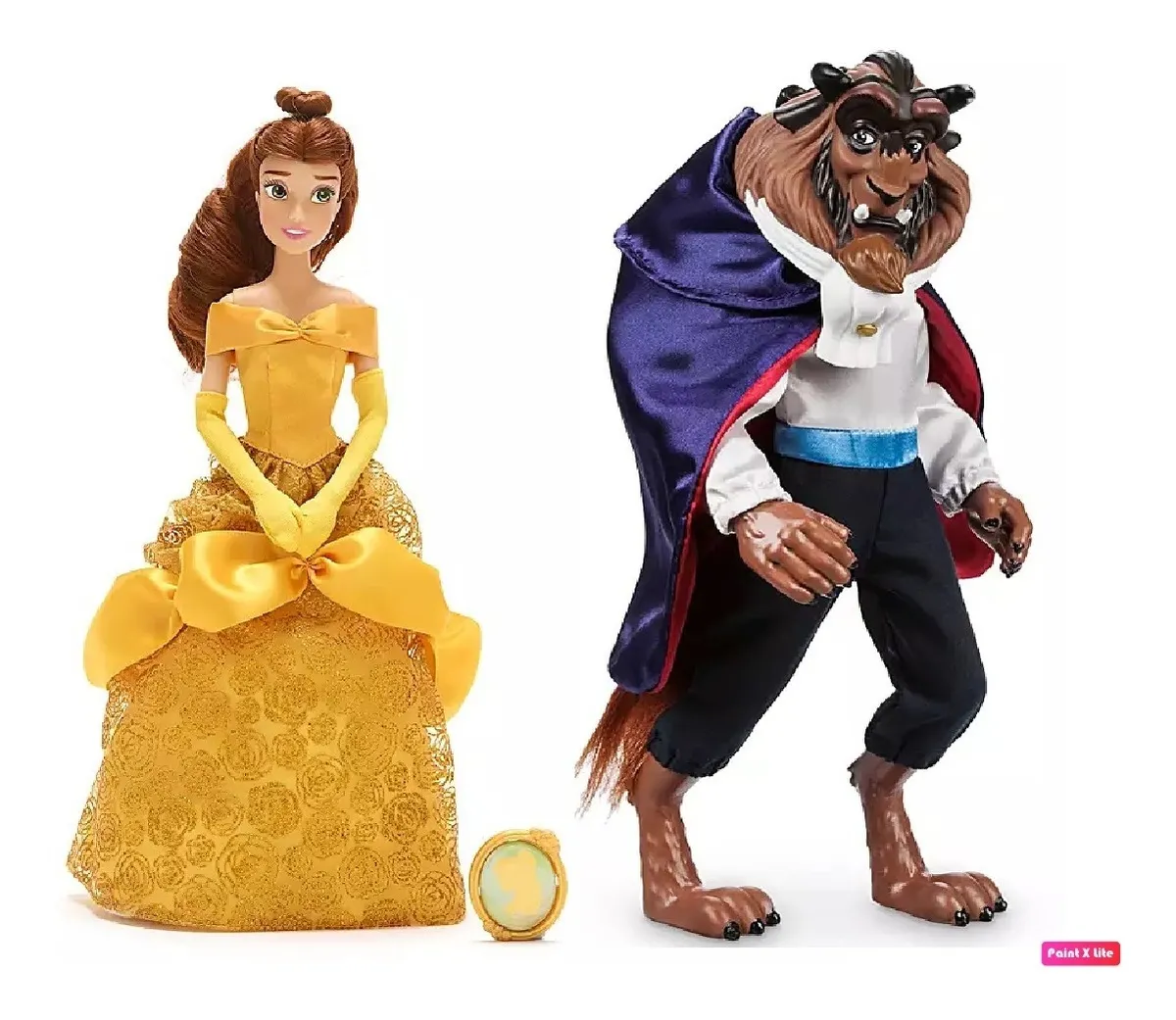 muñecos bella y bestia disney