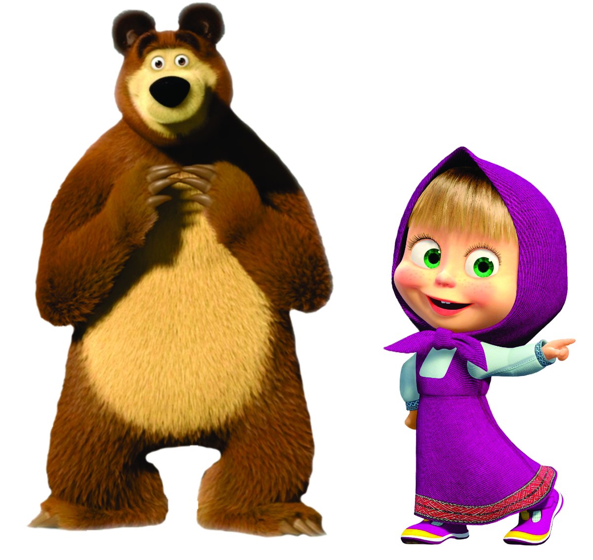 Маша и медведь персонажи