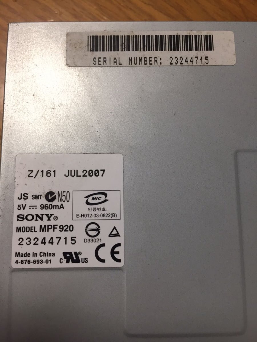DISQUETERA SONY MPF920 WINDOWS 7 64 DRIVER DISQUETERA SONY MPF920 WINDOWS XP DRIVER DOWNLOAD