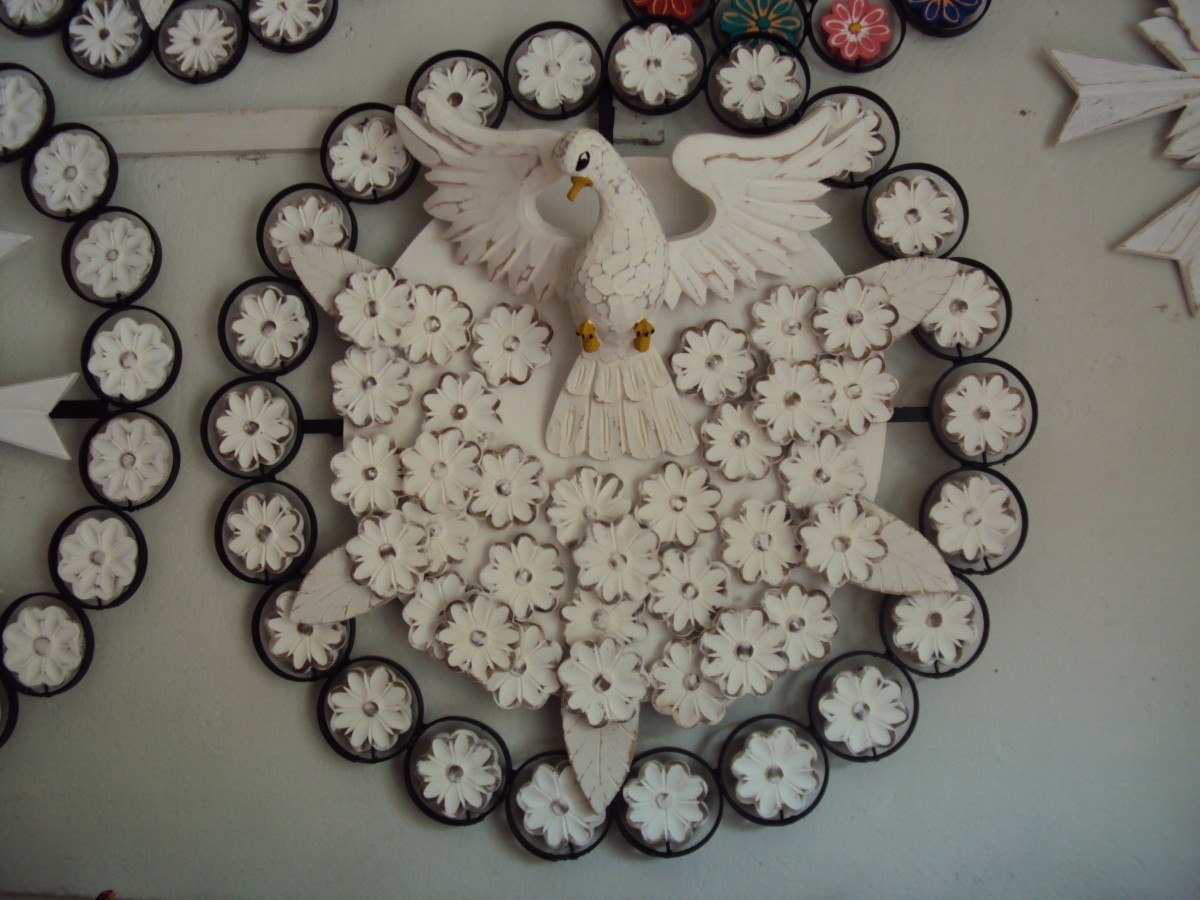 Divino Espirito Santo Com Mandala R$ 279,87 em Mercado Livre Aparador Mesa De Vidro ~ Divino Espirito Santo Com Mandala R$ 279,87 em Mercado Livre