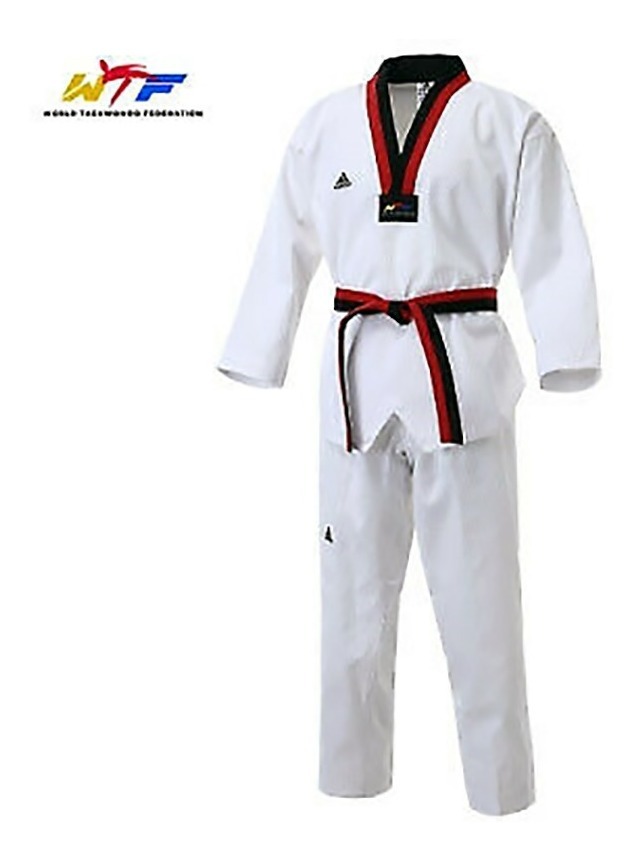 dobok taekwondo adidas niño