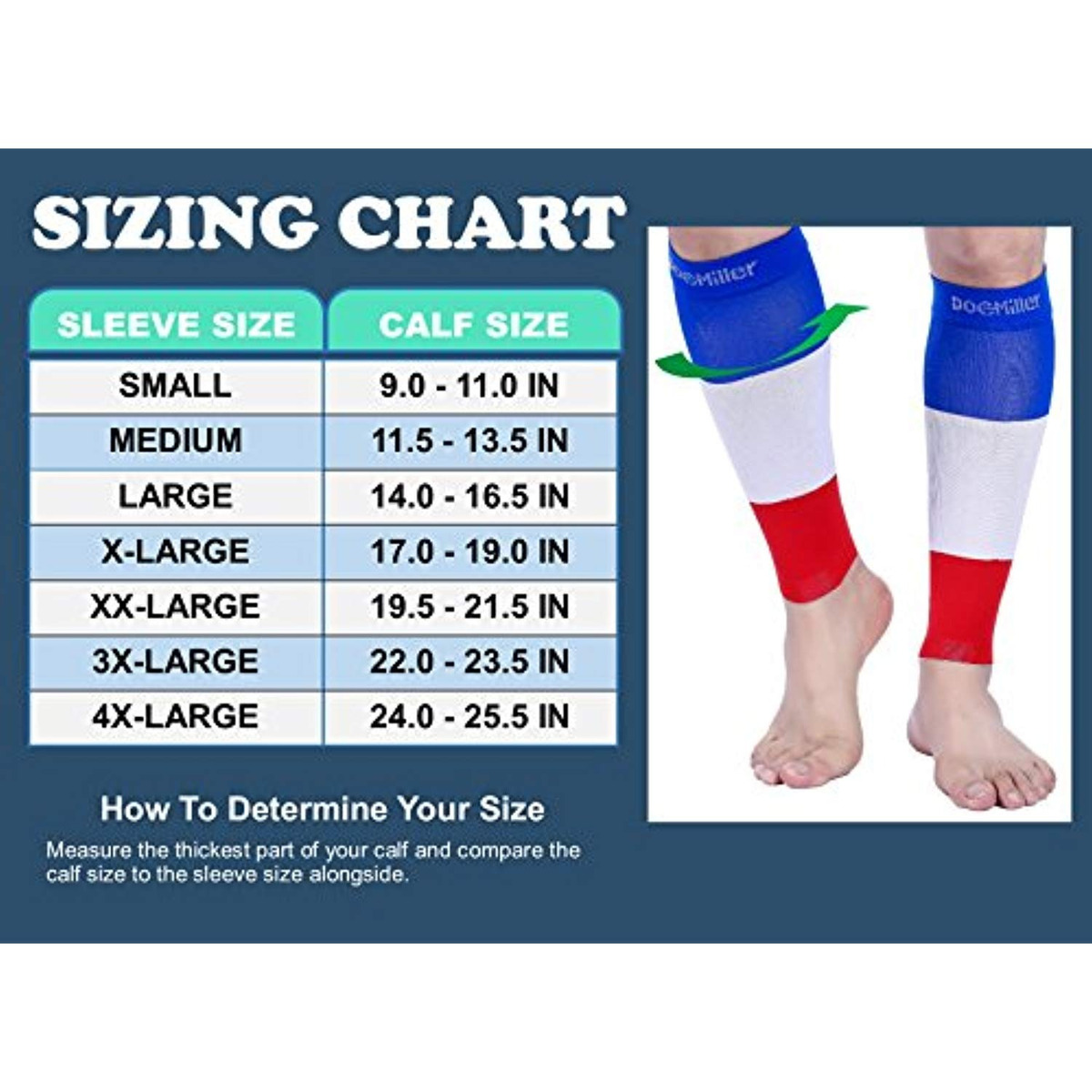 Doc Miller Size Chart