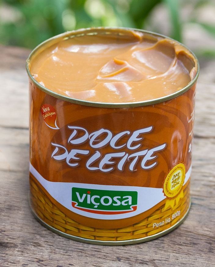 Doce De Leite Viçosa 5 Kg Doce De Leite Viçosa Lata 800g - R$ 28,90 em Mercado Livre