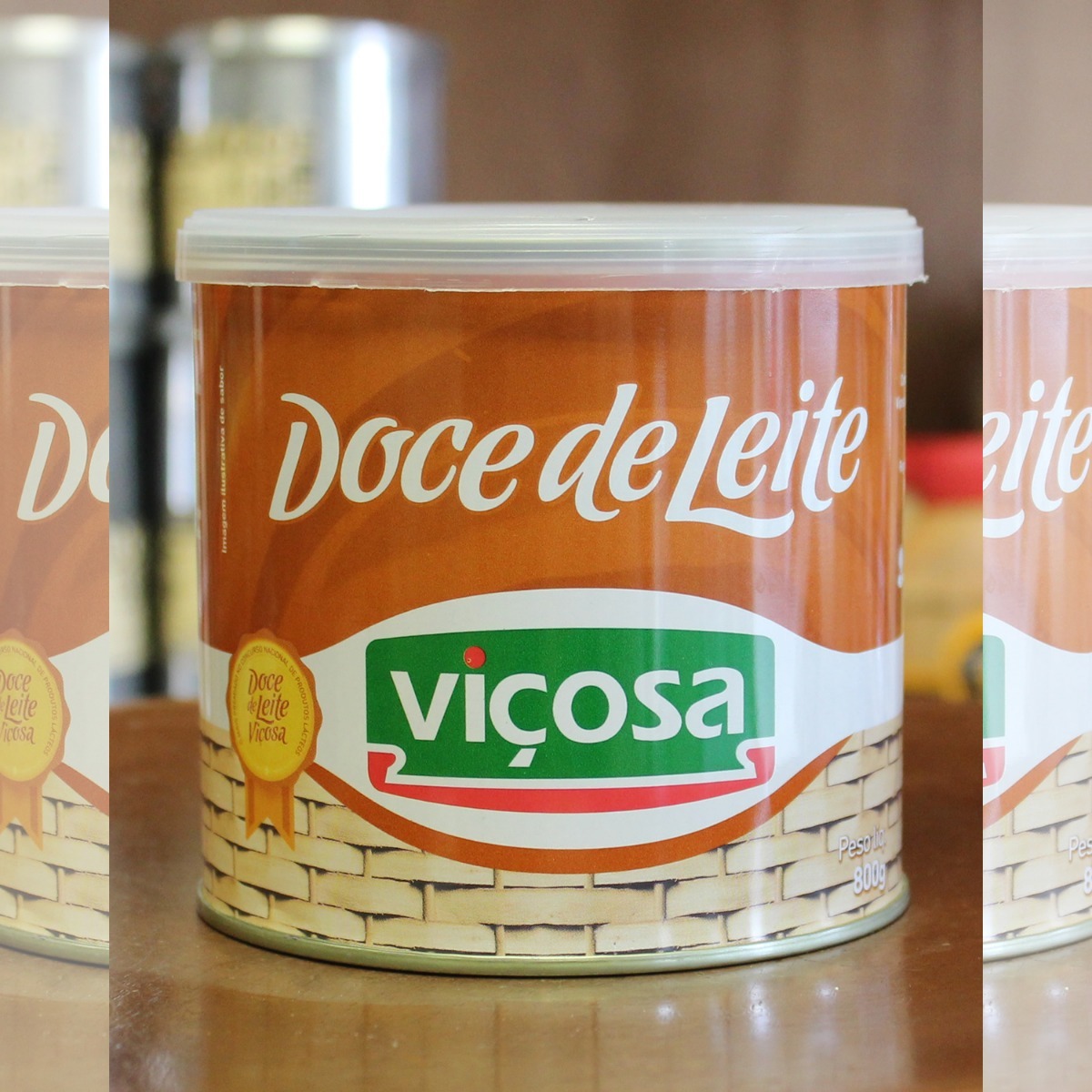 Doce De Leite Viçosa 5 Kg Doce De Leite Viçosa Lata 800g - R$ 28,90 em Mercado Livre