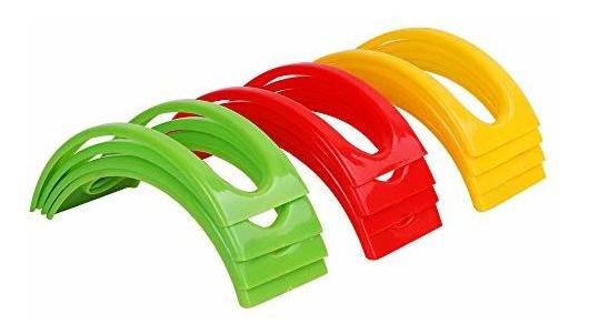 BPA Free Taco Rack Stand for Dinner Party Microwave Safe Taco Shell Holders DodoBee 12PCS Taco Holder Dishwasher and Grill Safe Taco Stand for Soft and Hard Shells Colorful Non-Toxic Taco Holders
