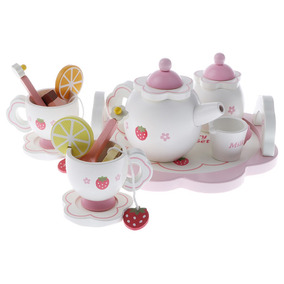 Cocina Mad Dollhouse De Té Juego Tema Miniatura Fresa AL54j3cRq