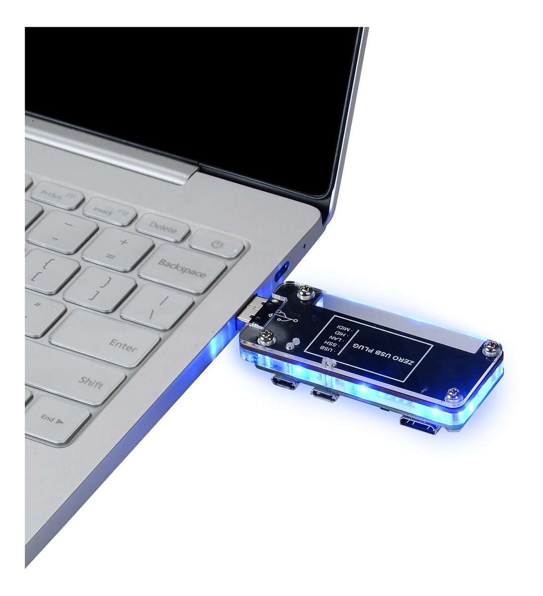 convertir su Pi cero a una llave USB para USB Gadget sin soldadura Zero Dongle