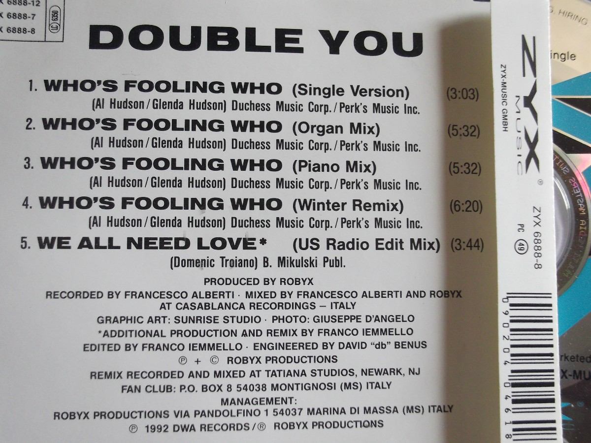 preguntas y respuestas whose double you who s fooling who cd maxi single 5 tracks preguntas y respuestas whose double you who s fooling who cd maxi single 5 tracks