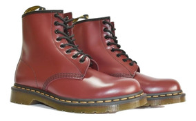 Cherry Martens Unisex Smooth 1460 Fabiuluzz Dr Red byvIfY67g