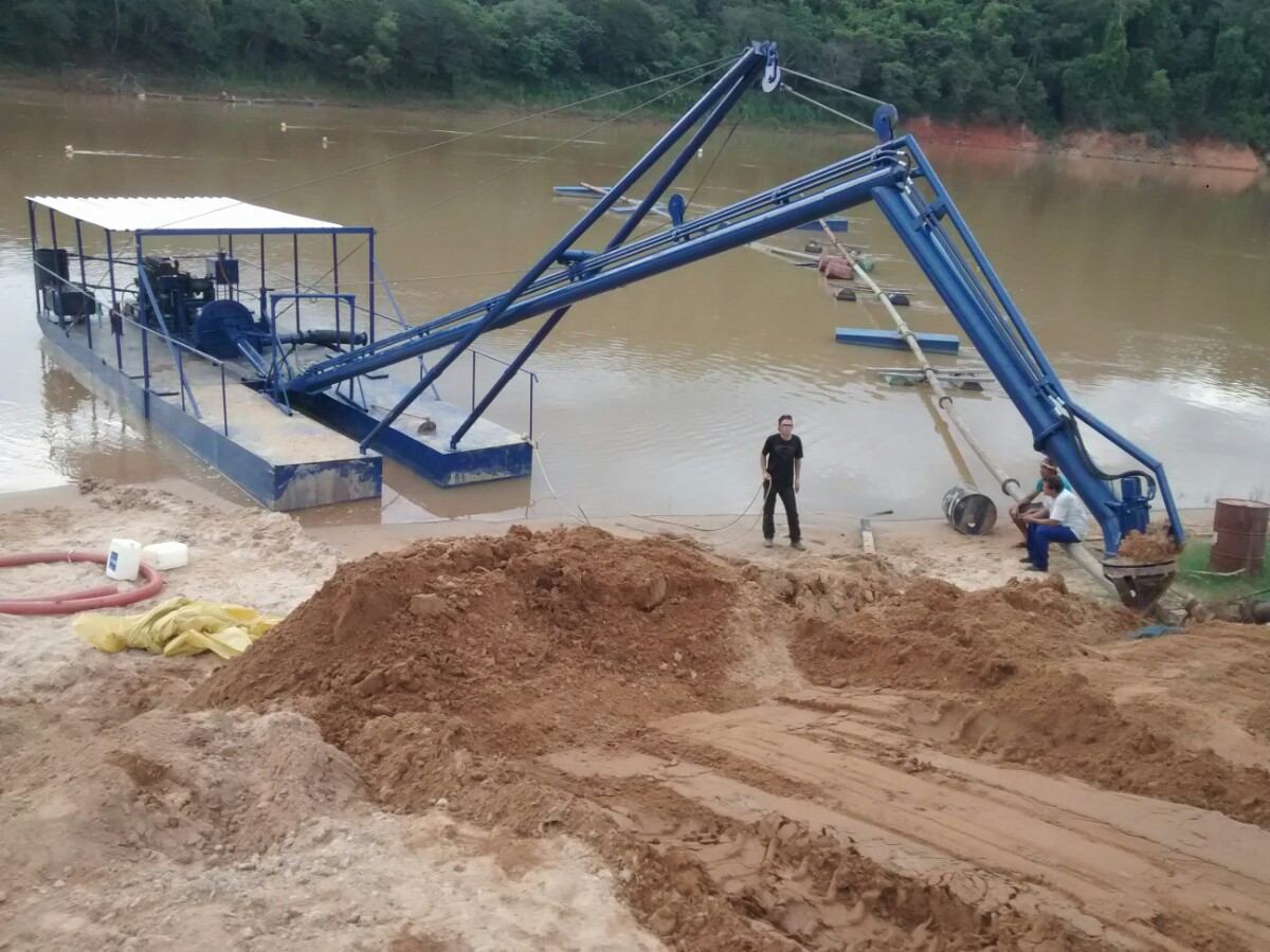 Dragas De Areia Tipo Batelão Com Escarificador De 6 8 10 