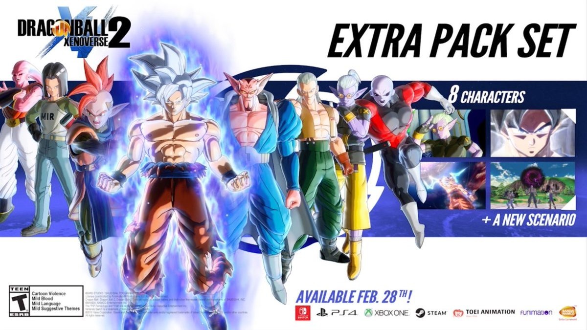 Dragon Ball Xenoverse 2 Extra Dlc Pack 1 And 2 Ps4 14 990 En Mercado Libre