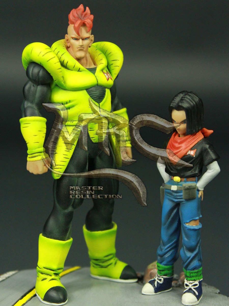 Dragon Ball Z Diorama Da Androide 18 Lazuli E Kuririn R 199900